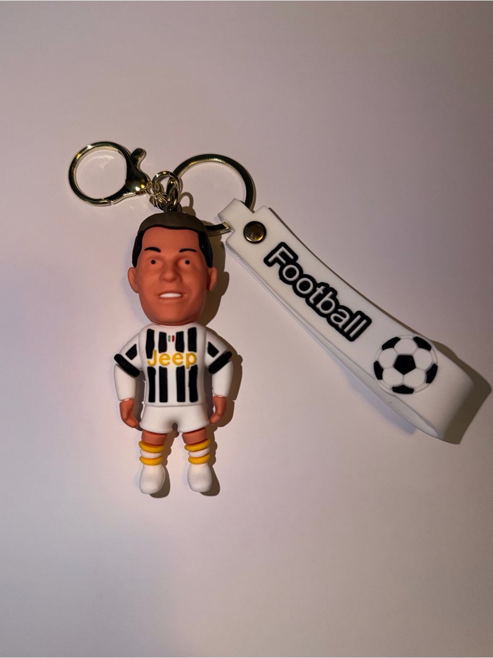 Ronaldo Keychain Charm